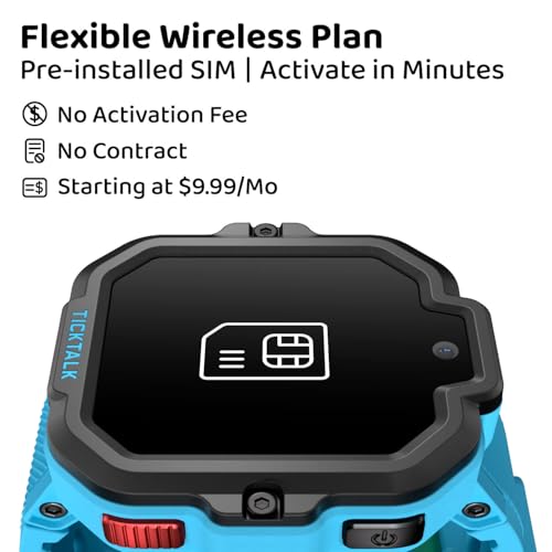 TickTalk5 - Kids Smart Watch with GPS Tracker, Video Calling, SOS, & Parental Controls | Smartwatch with Free Music, Texting, Kid Phone Call and Text