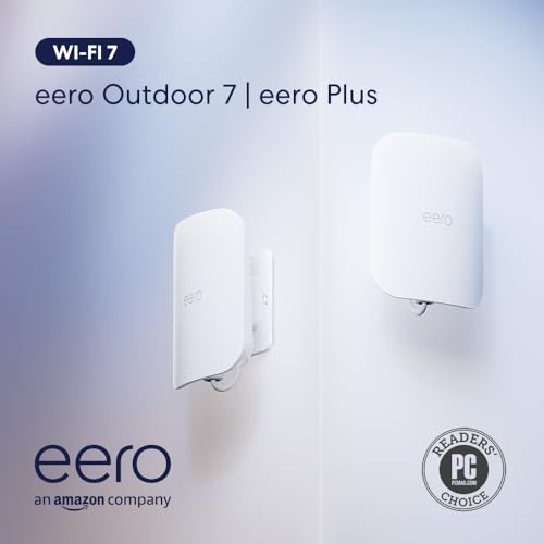 Introducing Amazon eero Outdoor 7 dual-band mesh wifi router - Weatherproof rating of IP66, Coverage up to 15,000 sq. ft. outdoors, 1-pack