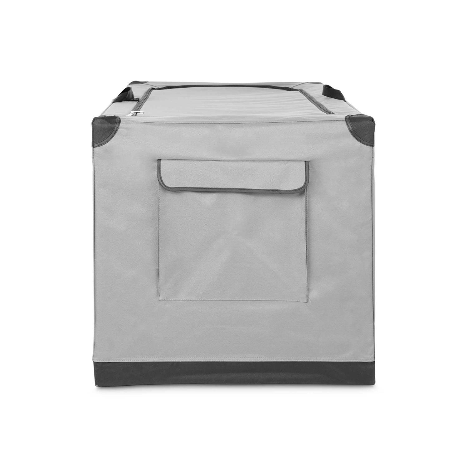 EveryYay Essentials Portable Canvas Dark Grey Dog Crate - Pet Supplies online store