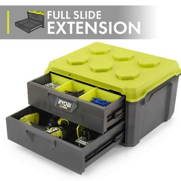 RYOBI LINK 2-Drawer Modular Tool Box - Shop Hardware Tools Online Store