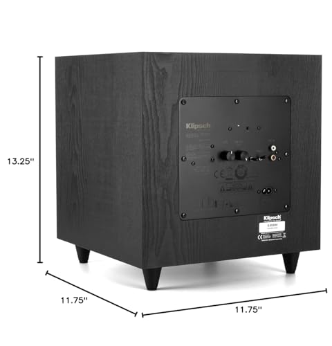 Klipsch R-80SWi 8-inch 150W Wireless Subwoofer with High Performance Driver for Deep Bass Black