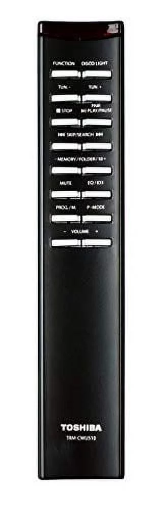 Toshiba TY-CWU510 Wireless Bluetooth Boombox Speaker: Portable CD Boom Box with FM Radio, Remote & LED Lights