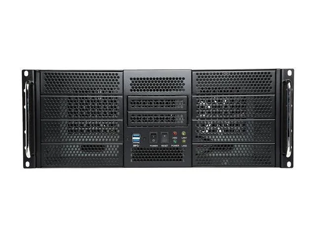 Athena Power RM-4UWIN525 Black 1.2mm SECC 4U Rackmount Server Case Mini-Redundant 2U Micro Redundant PS2 Single 3U Single 8 Exte