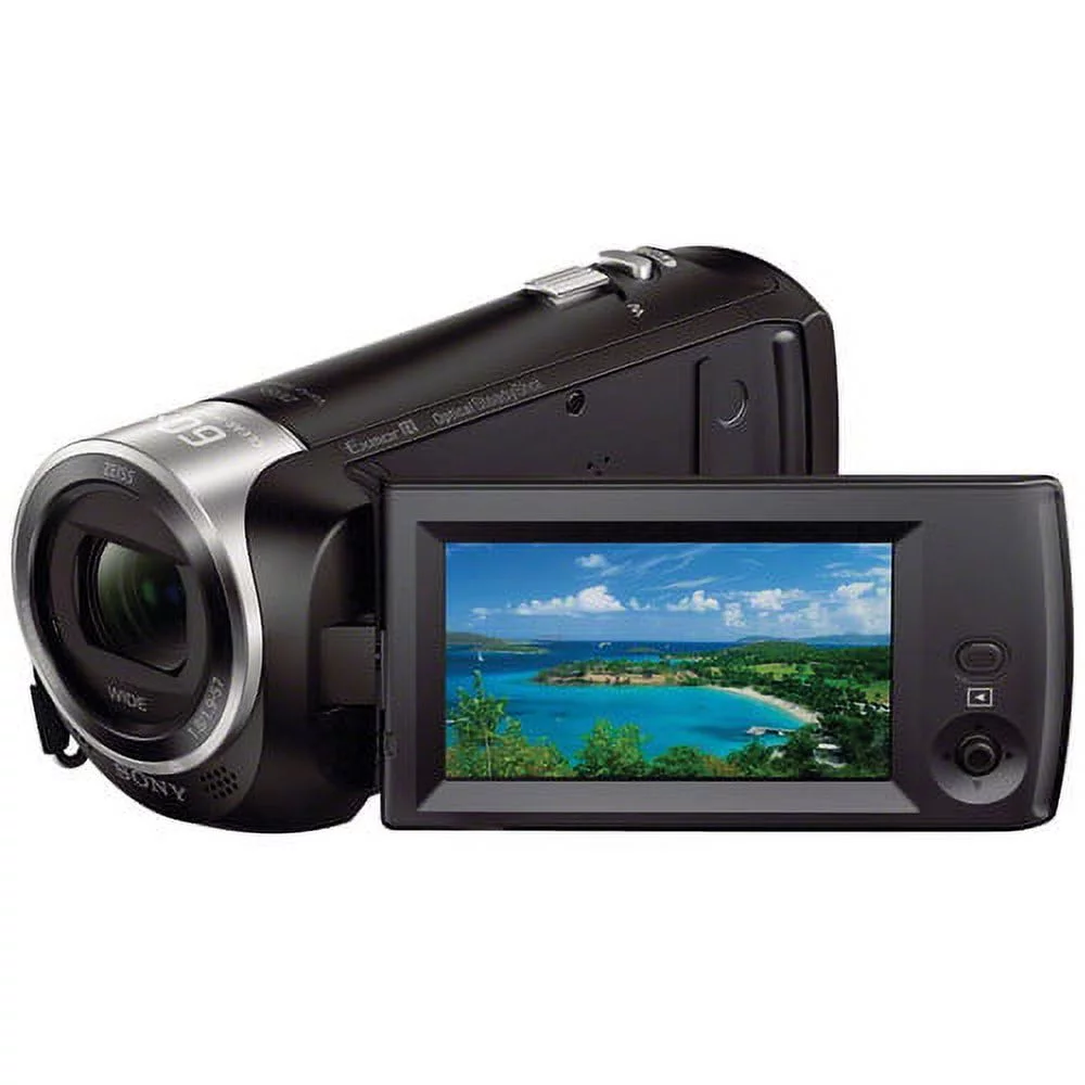 Sony HDR-CX405 1080p Full HD Handycam Camcorder Bundle with Camera Gadget Bag, Flex Pod Tripod and More Accessories