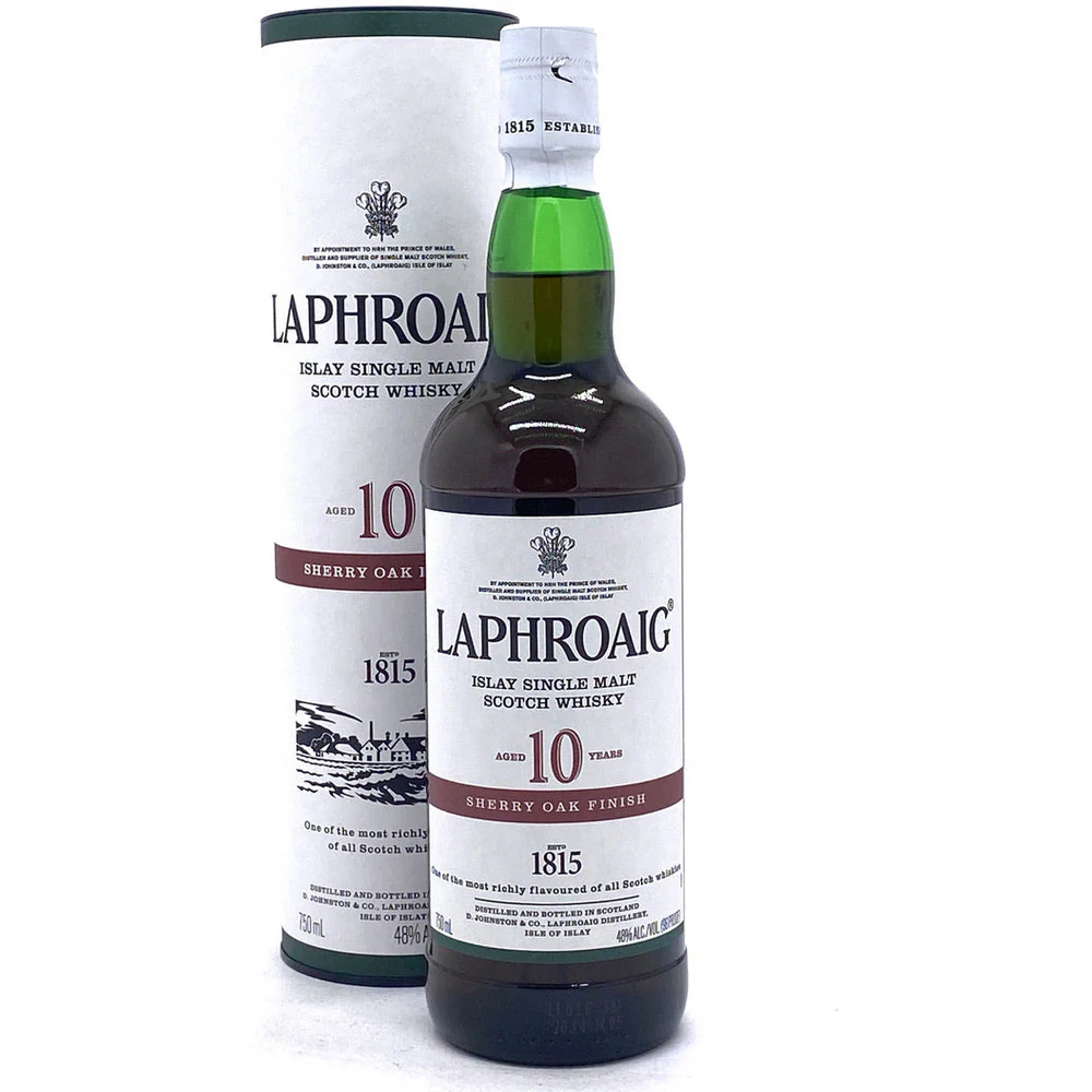 Laphroaig 10 Years Old Sherry Oak Finish Islay Scotch Whisky - Nestor Liquor