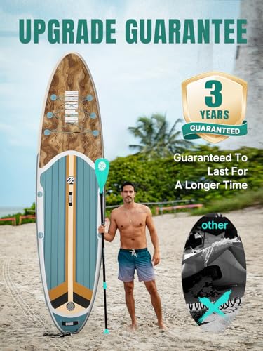 Niphean Inflatable Stand Up Paddle Board with SUP Accessories, Anti-Slip EVA Deck