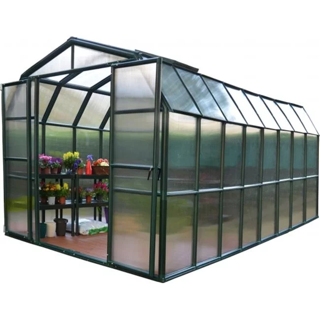 Palram - Canopia Grand Gardener 2 Greenhouse - 8 x 16 ft. - Twin Wall - Radiant Selections