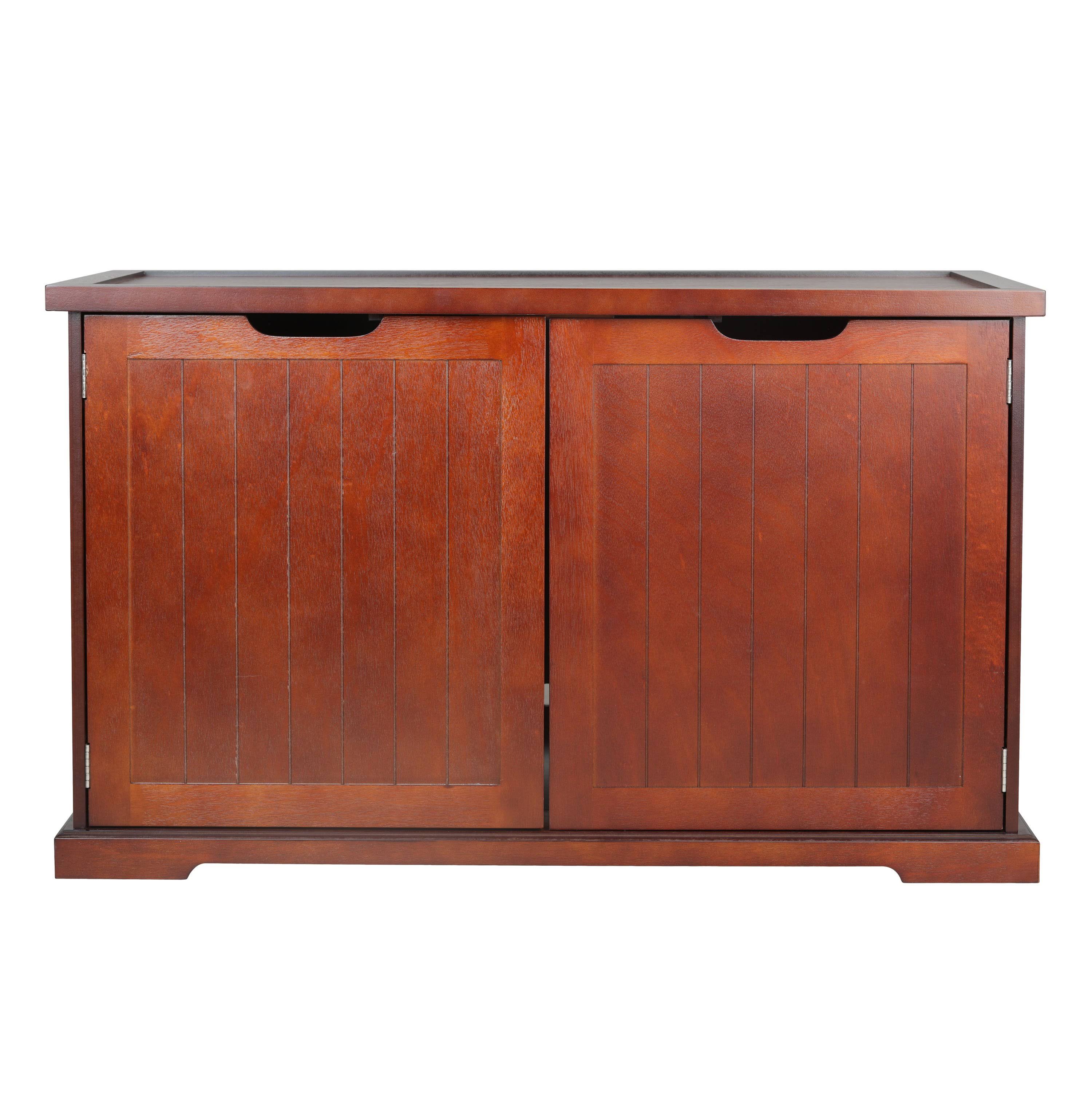 Cat Washroom Bench Walnut
