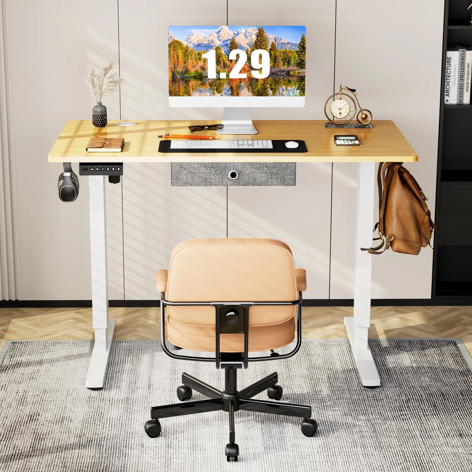 KPUY 55 x 24 Home Office Electric Height Adjustable Desk