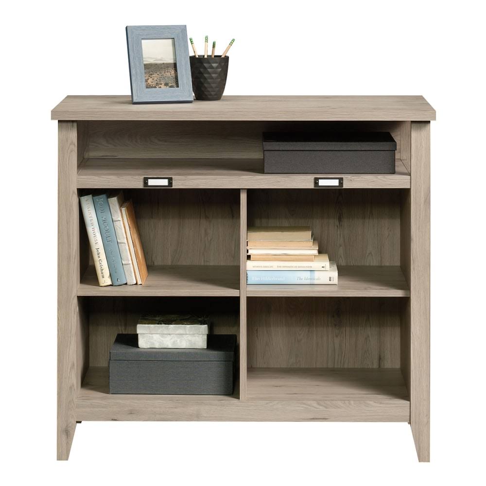 Sauder Summit Station 36x22H 4-Cube Bookcase, Laurel Oak