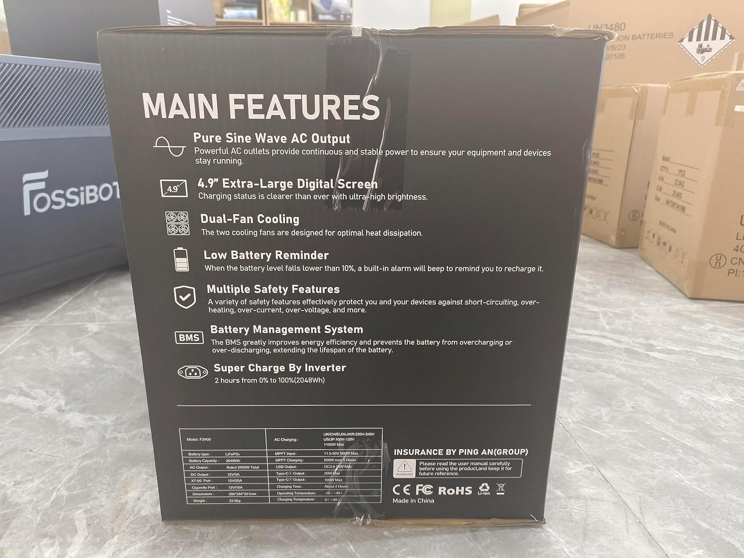 FOSSiBOT F2400 Portable Power Station