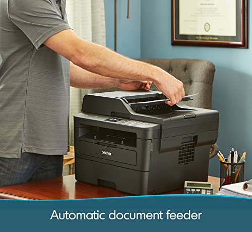 Brother MFCL2750DW Monochrome All-in-One Wireless Laser Printer, Duplex Copy & Scan