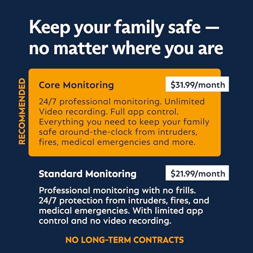 SimpliSafe 12 Piece Wireless Home Security System w/HD Camera - Optional 24/7 Professional Monitoring - No Contract