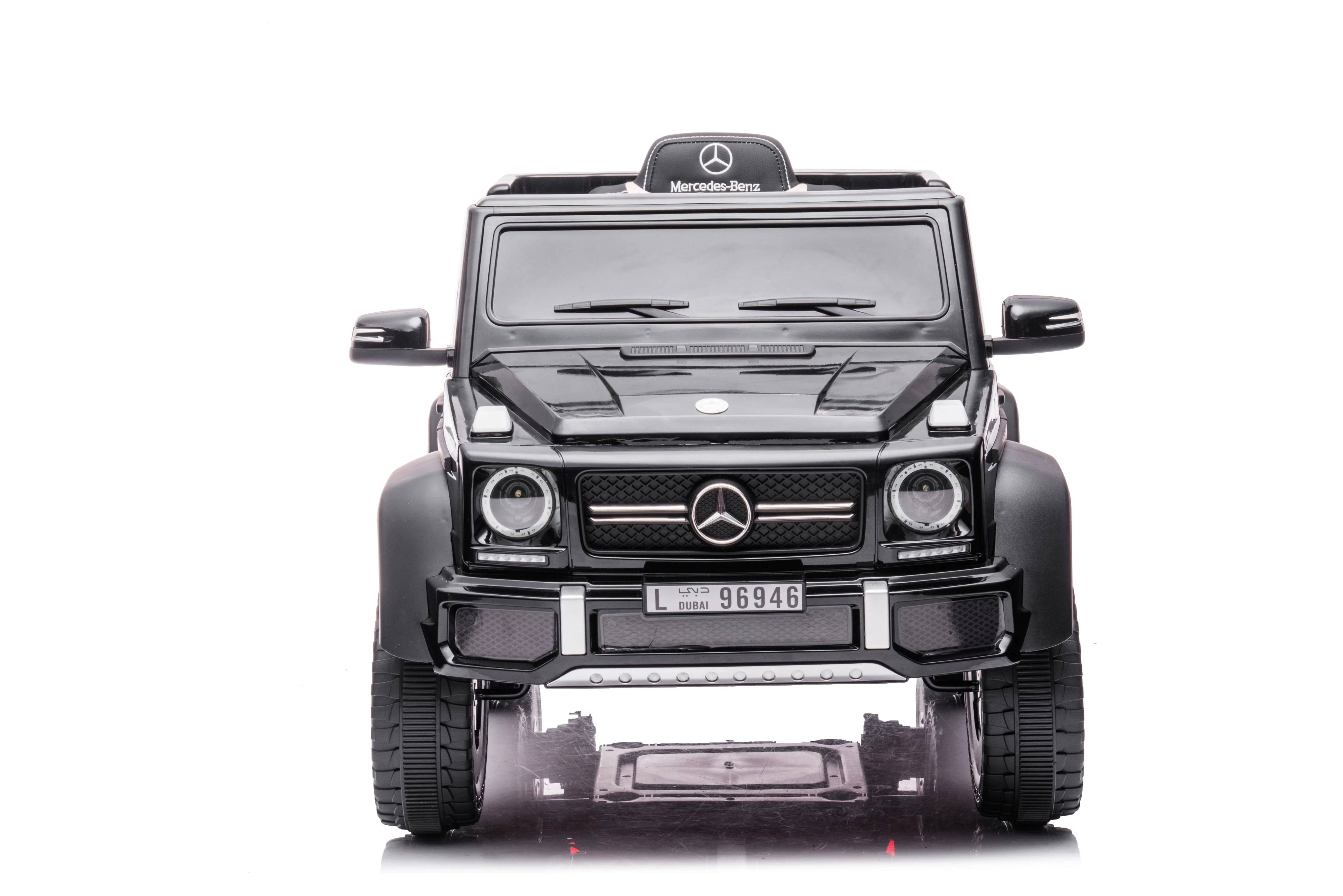 Licensed Mercedes Benz G63 24V Ride On Cars, 200W Powerful Motors Electric Truck with Remote Control, MP3 Player, Soft Seat, 6 Wheels Drive