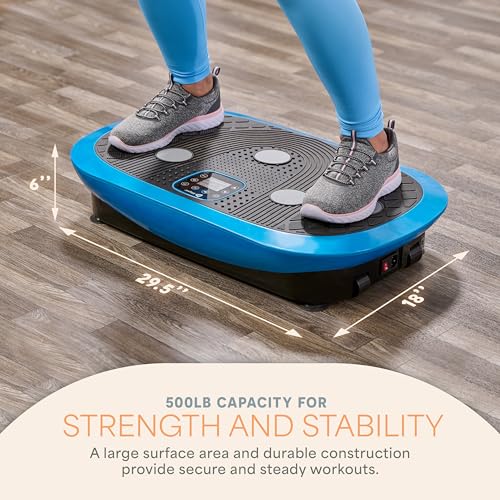 Lifepro Vibration Plate Machines – Full Body Workout, Recovery & Lymphatic Drainage with 4D Motion, Silent Operation, Joint Support