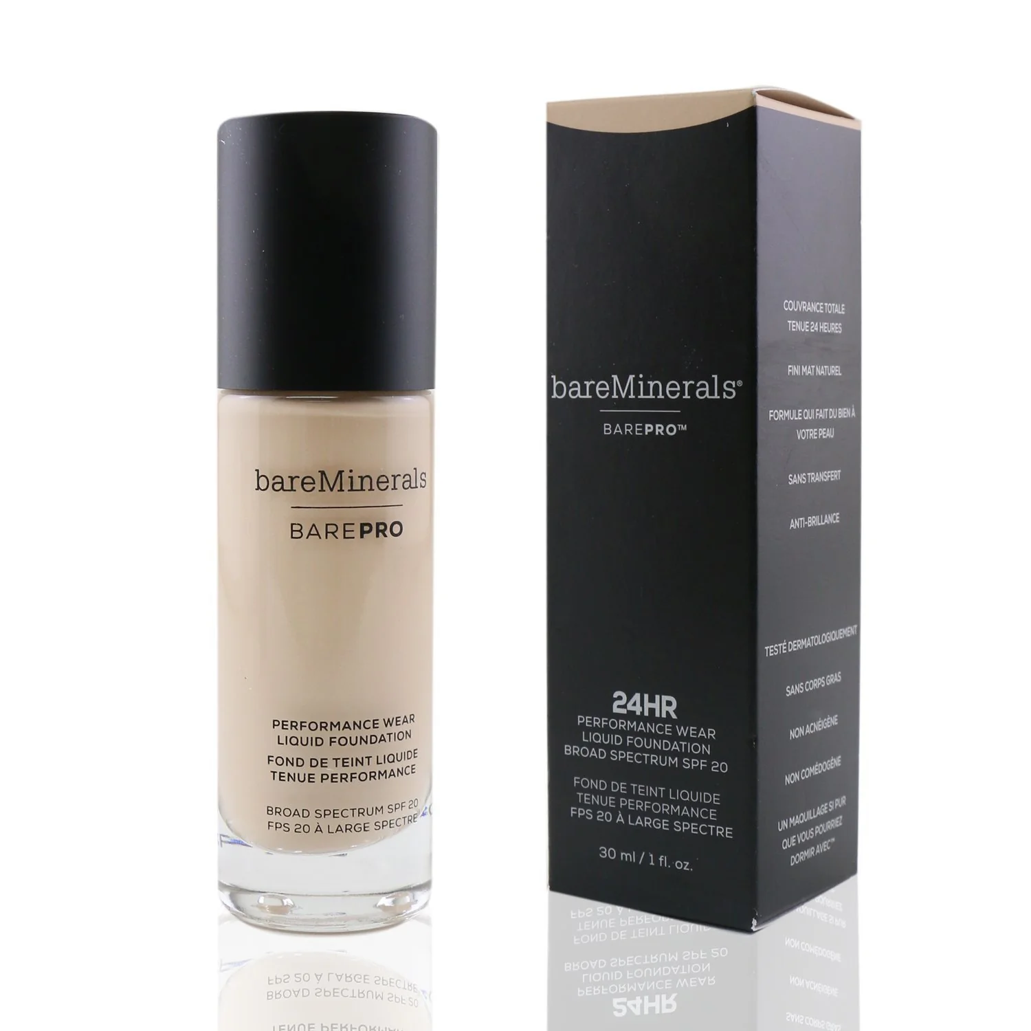 BareMinerals BarePro Performance Wear Liquid Foundation SPF20 - # 08 Golden Ivory  30ml/1oz