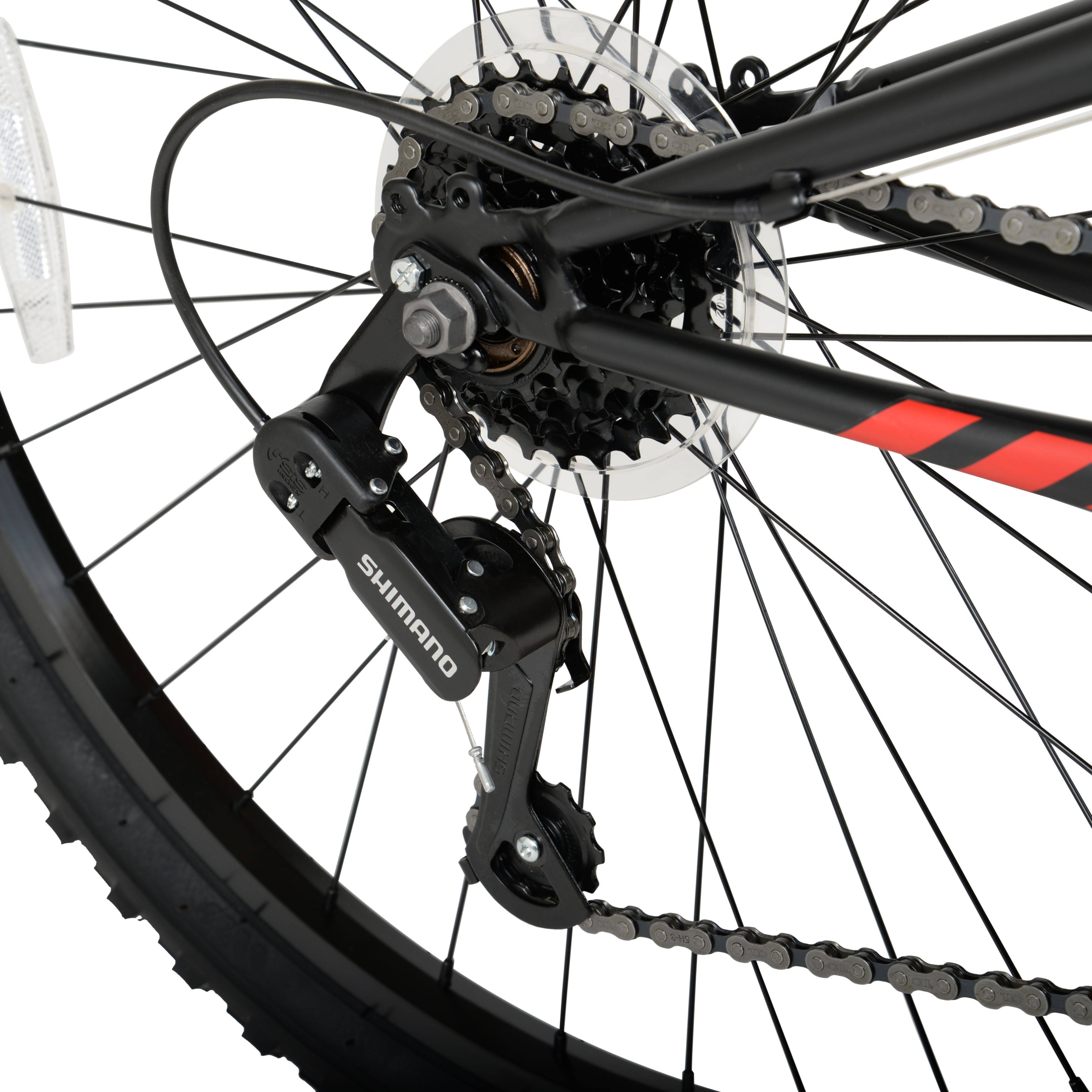Hyper 26x22 Shocker Men&s Dual Suspension Mountain Bike Black