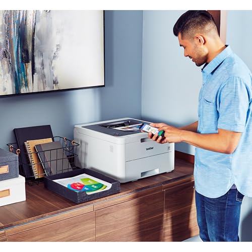 Brother HL-L3210CW Compact Digital Color Printer Providing Laser Printer Quality Results with Wireless - Radiant Selections