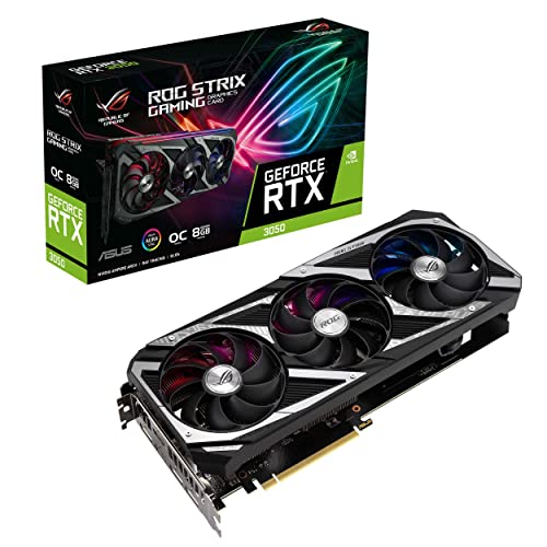 ASUS Dual NVIDIA GeForce RTX 3050 6GB OC Edition Gaming Graphics Card - PCIe 4.0, 6GB GDDR6 Memory, HDMI 2.1, DisplayPort 1.4a, 2-Slot Design
