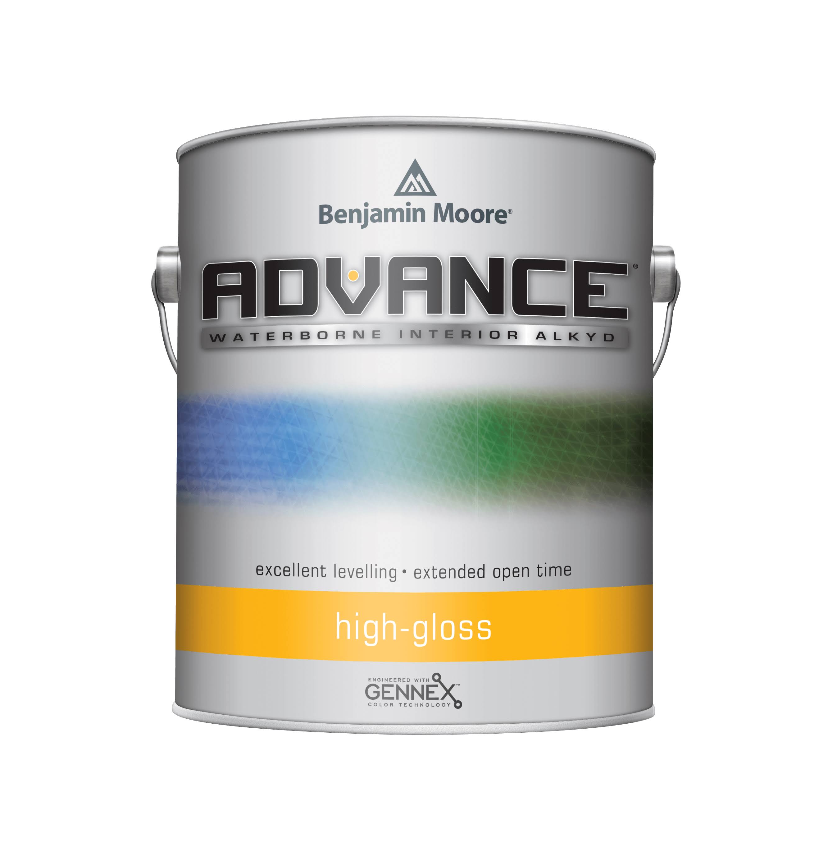 Benjamin Moore Advance Waterborne Interior Alkyd High Gloss RM Black Gallon