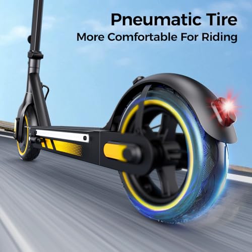 Electric Scooter Adults, Up to 25 Mph, 22/31 Miles Range, Motor E-Scooter with 10" tire, Foldable Escooter with Dual Braking and App Control