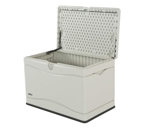 Lifetime 60012 Extra Large Deck Box, 130 Gallon, Desert Sand/Brown