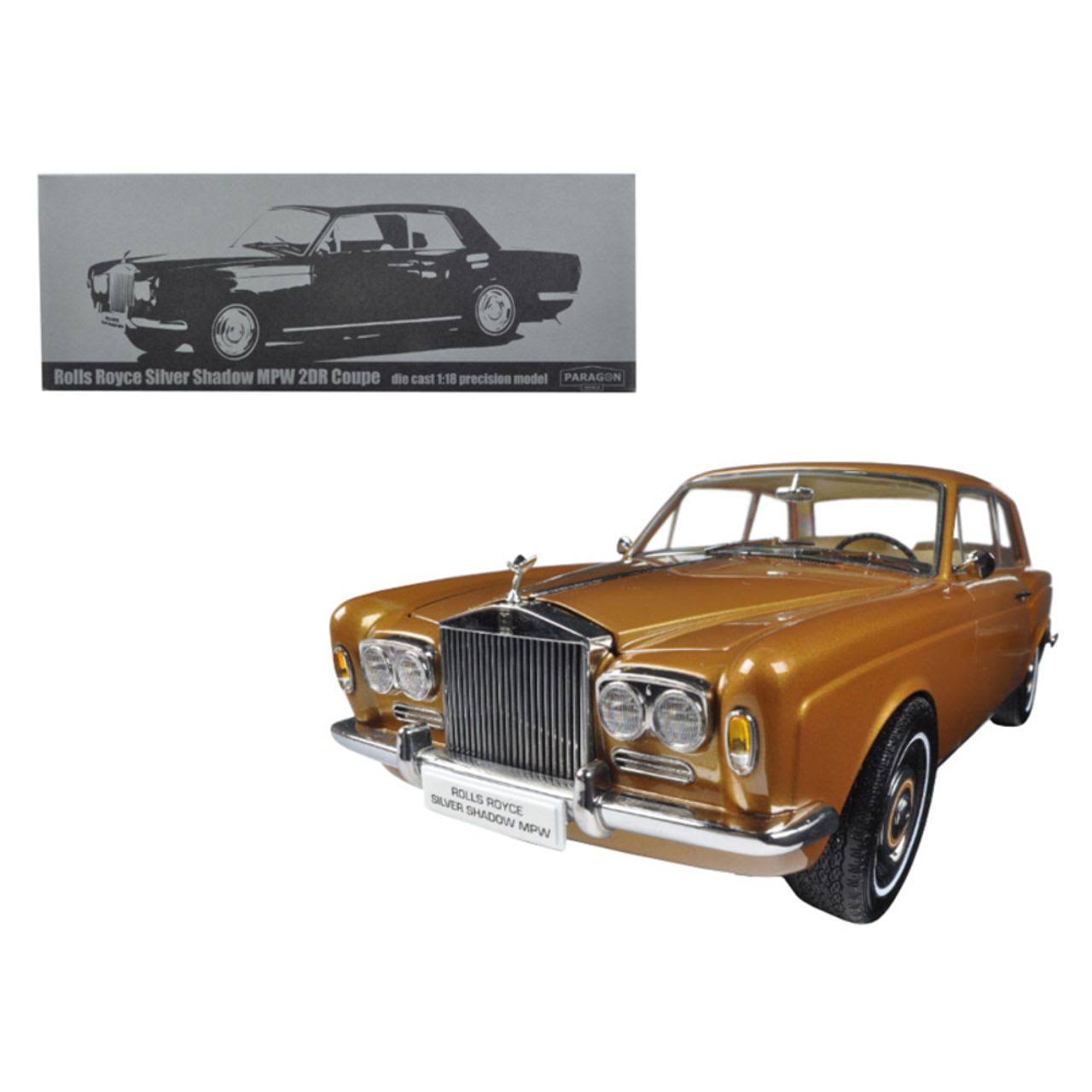 1968 Rolls Royce Silver Shadow Bronze 1/18 Diecast Model Car by Paragon