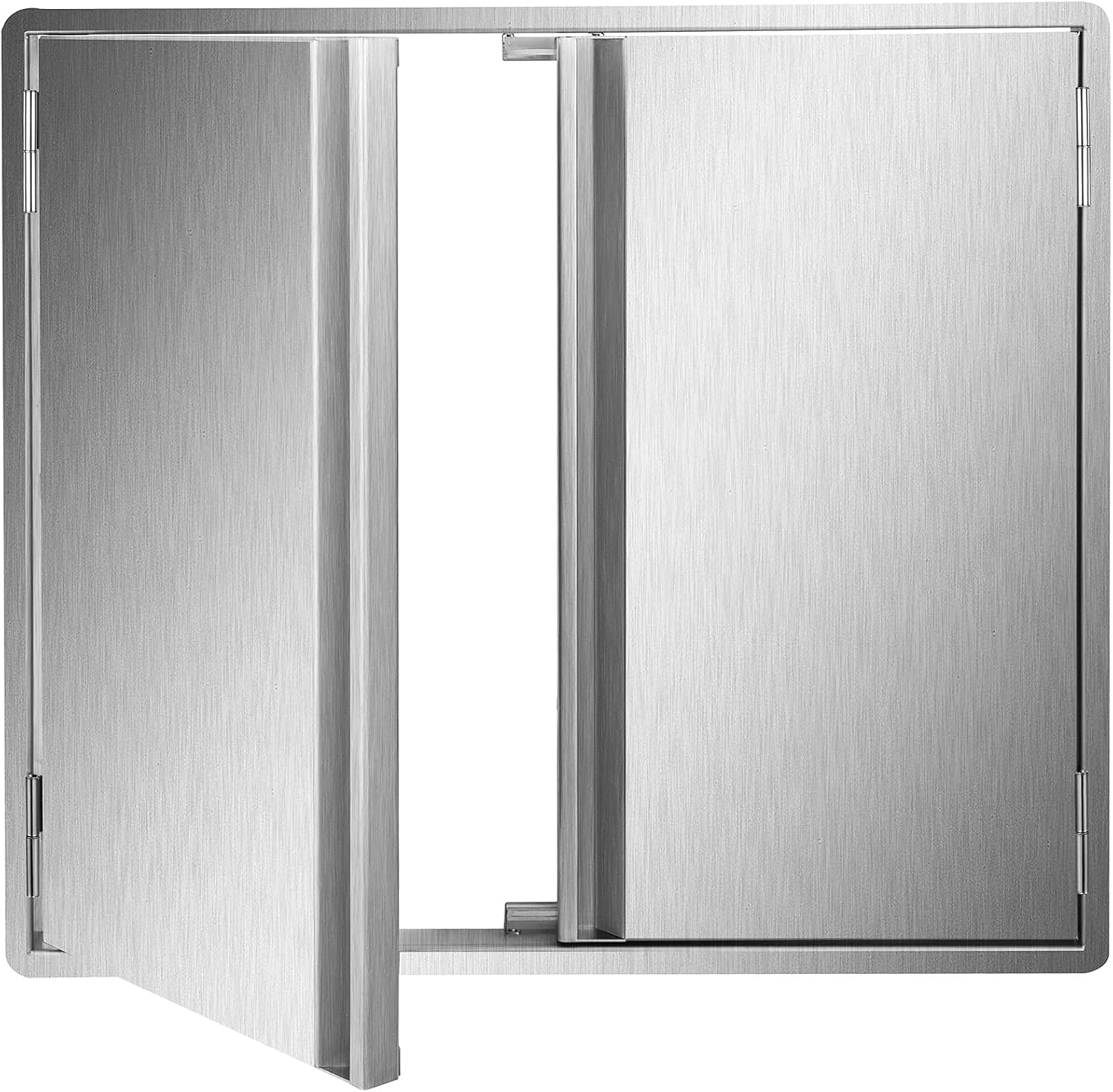 Marada BBQ Access Door Outdoor Kitchen 304 Brushed Stainless Steel Doors for Outdoor Kitchen, Outdoor Cabinet