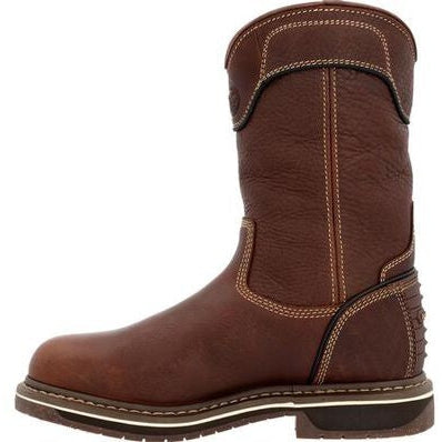 Georgia Women’s Amp Lt Edge 10″ WP Pull On Work Boot -Brown- GB00516