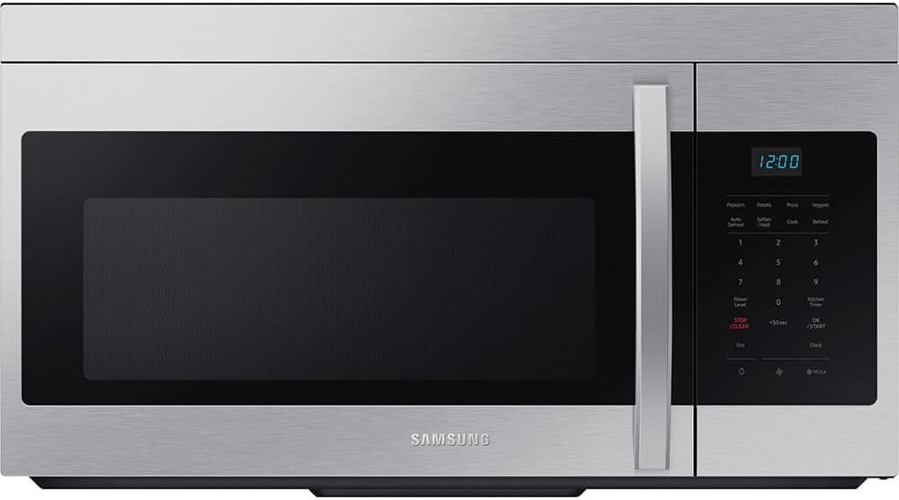 SAMSUNG OTR Microwave 1.6 CF CAPACITY 2 SPEED 300 CFM LED DISPLAY ECO MODE - ME16A4021AS