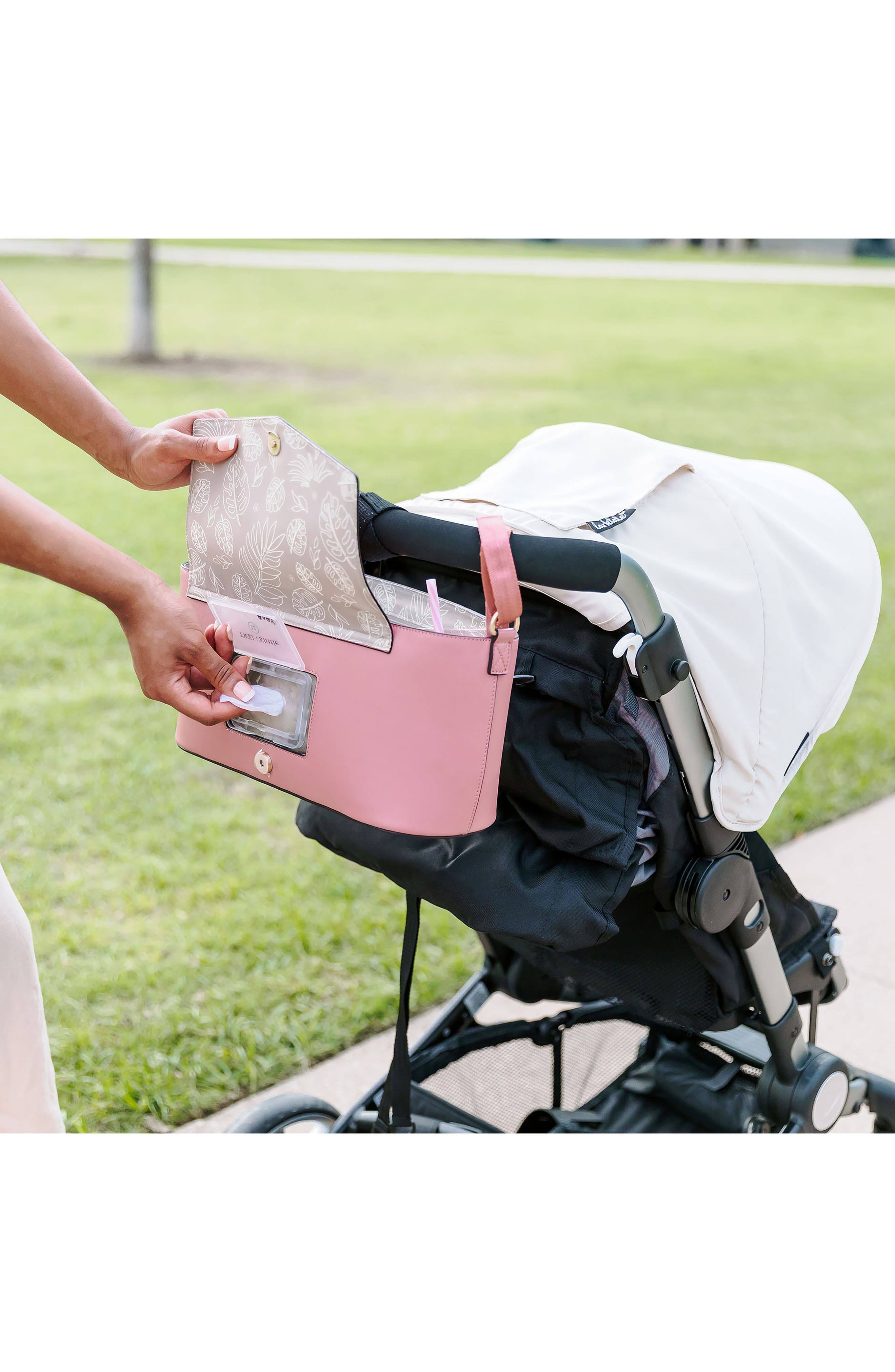 TWELVElittle Peek-A-Boo Stroller Caddy - Mauve