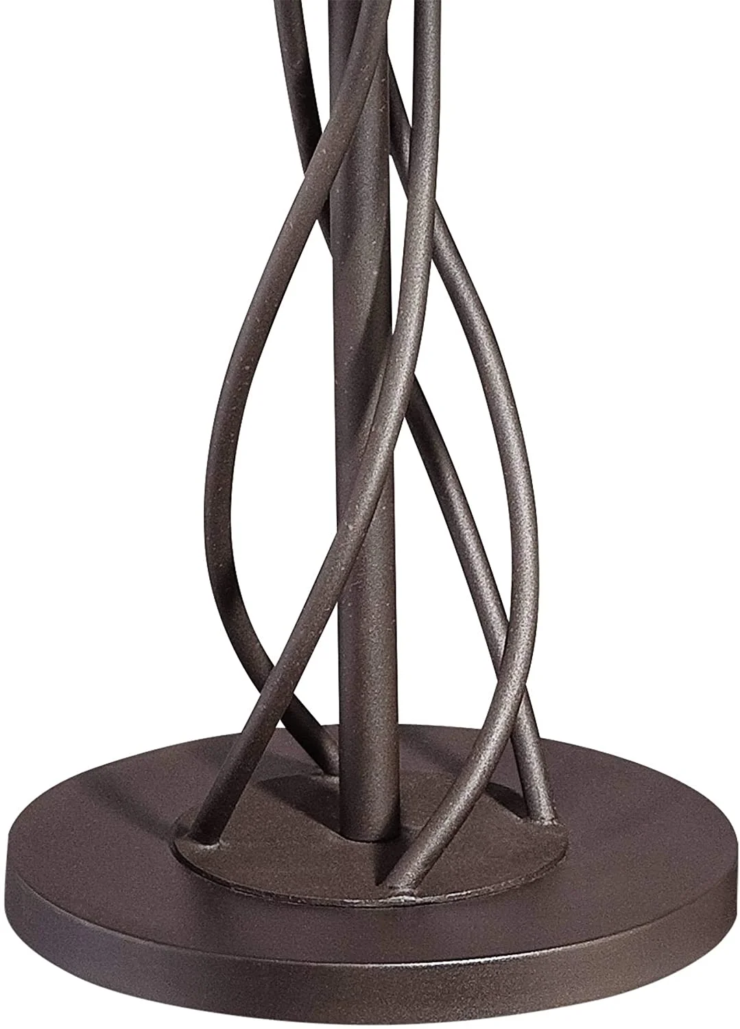 RUNFAYBIU Rustic Farmhouse Country Cottage Floor Lamp with Tray End Table 63.5"