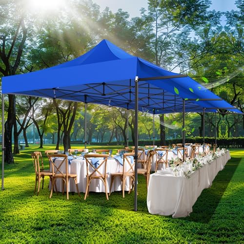 COBIZI 10x10 Pop Up Canopy Tent with Awning