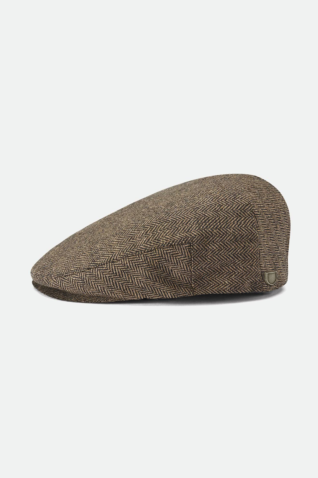 Brixton Hooligan Snap Flat Cap – Brown / Khaki