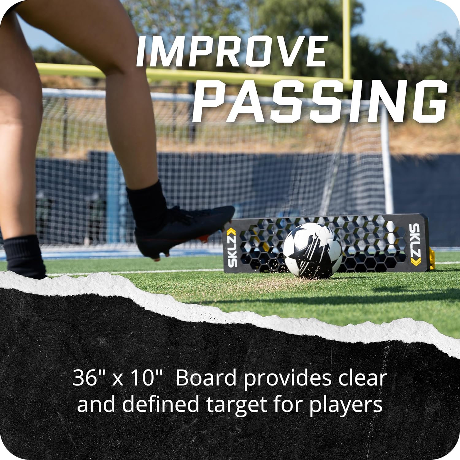 SKLZ Soccer Trainer Board- Soccer Rebounder Portable Trainer