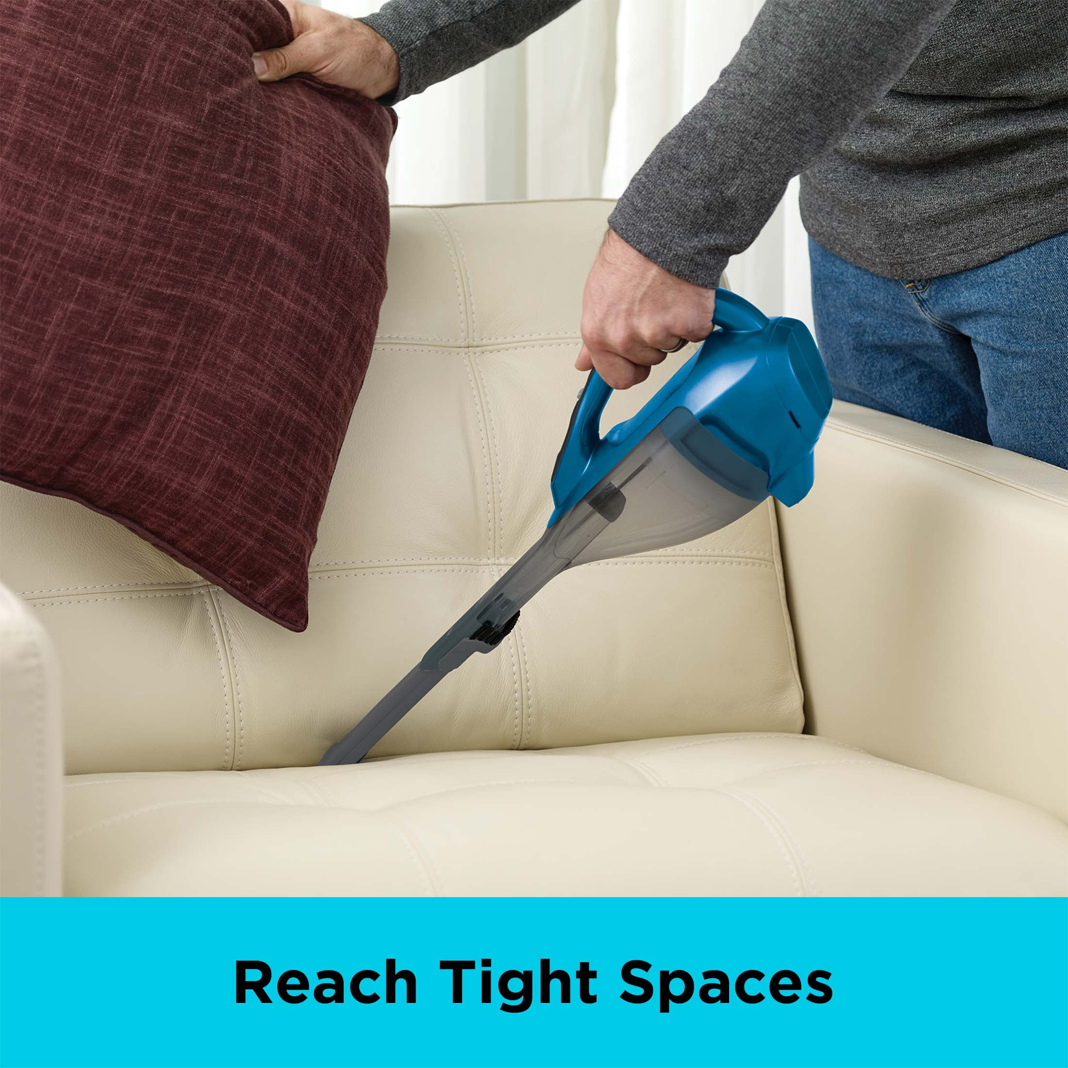BLACK+DECKER Lithium Hand Vacuum (Ocean Blue), HLVA315J22