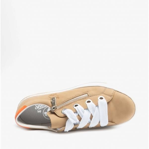 Rieker L88A0 Ladies Casual Trainers Nude: EU 39