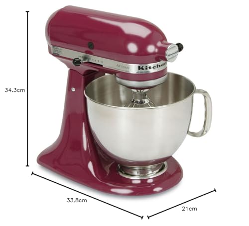 KitchenAid KSM150PSBK Artisan 5 Quart Stand Mixer, Cast Iron