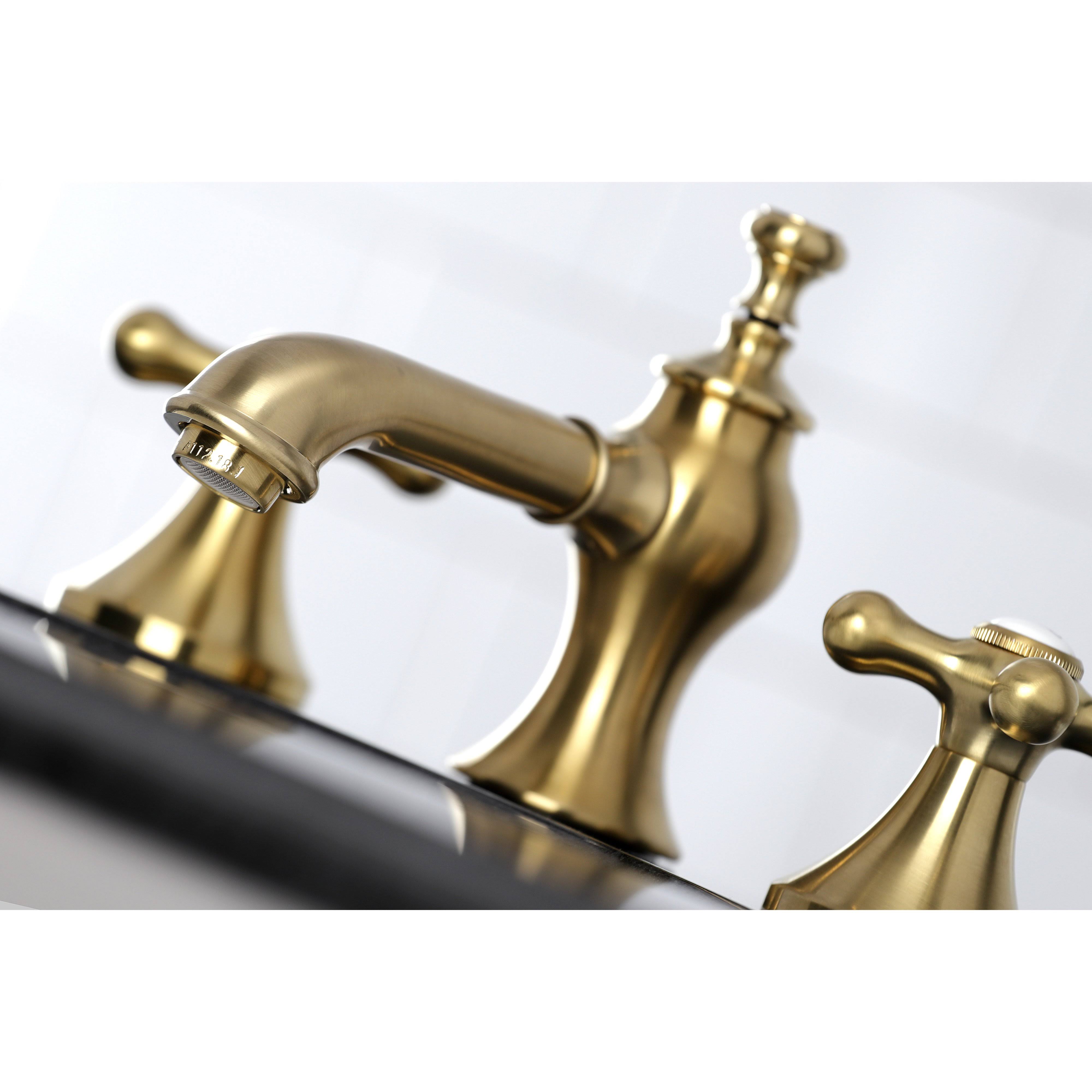 Kingston Brass KC7060AX 8 in. Vintage Widespread Bathroom Faucet Matte Black