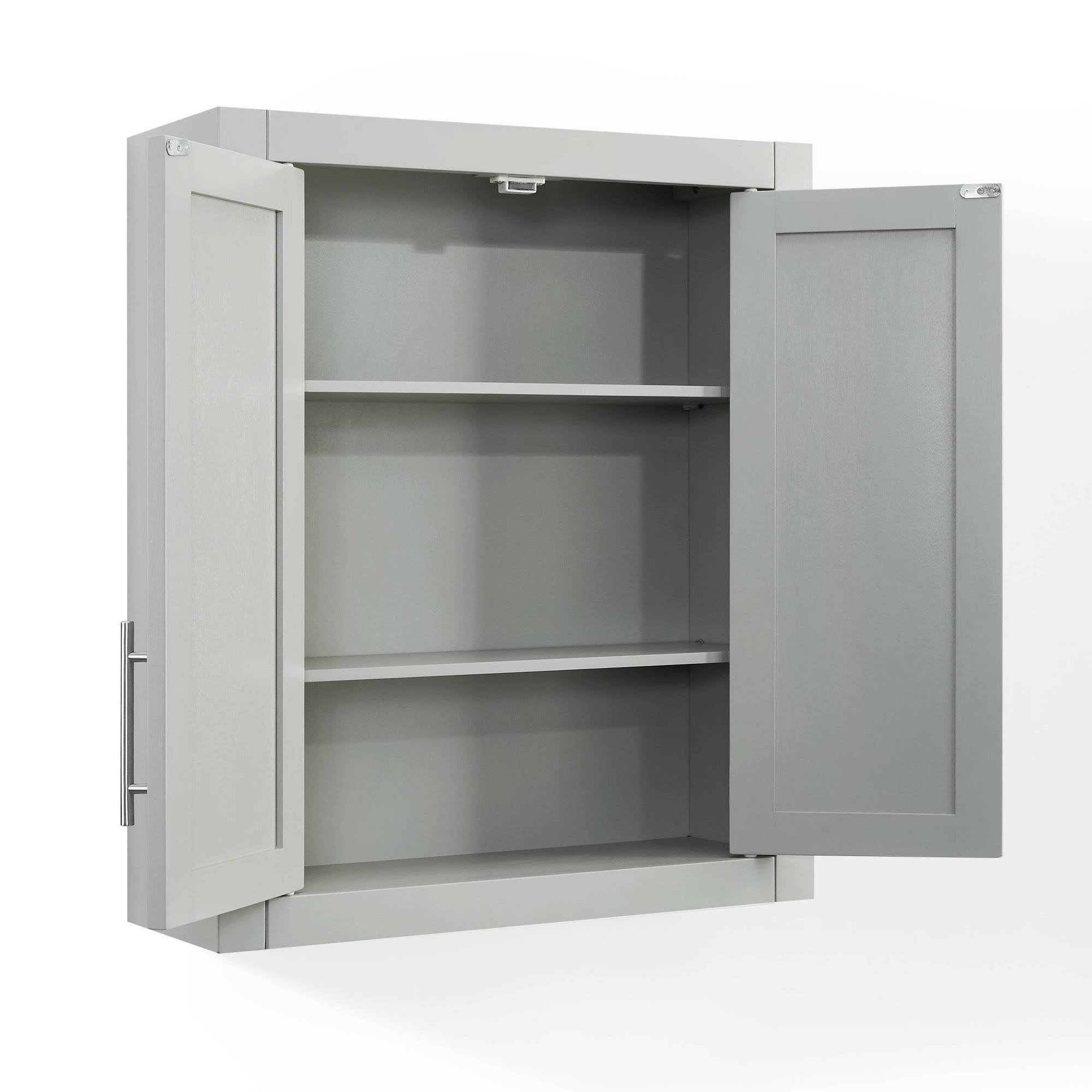 Savannah Wall Cabinet Gray - Crosley