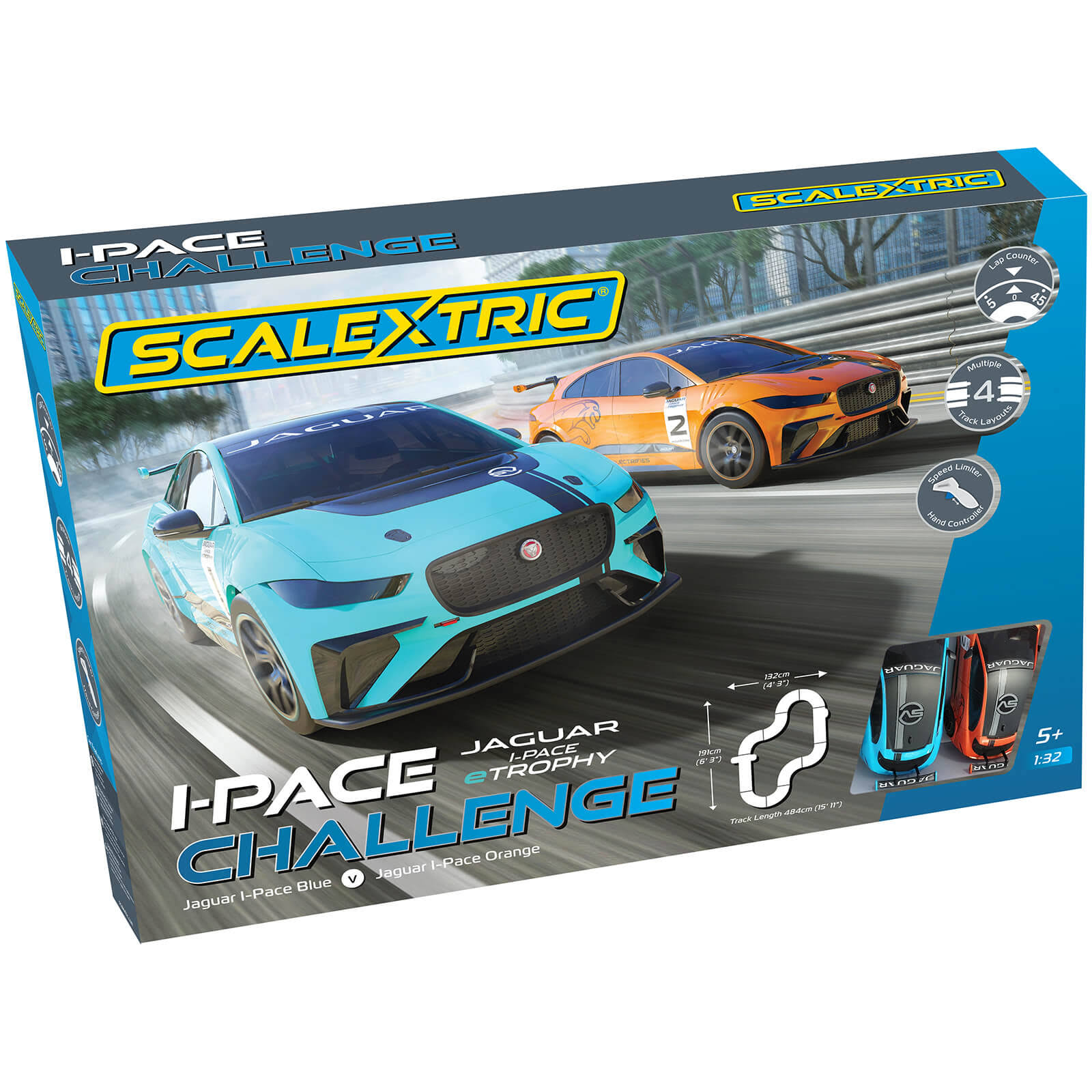 Scalextric Jaguar I-Pace Challenge 1/32 Slot Car Set