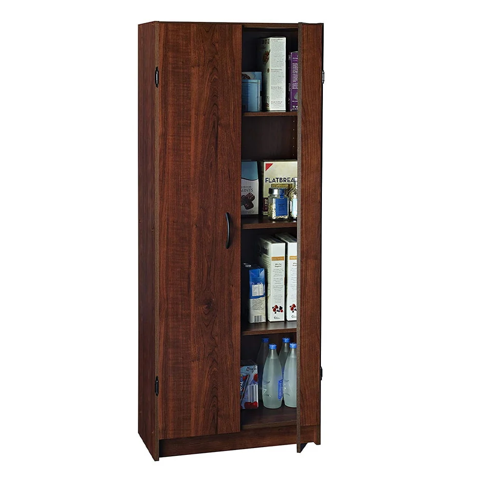 ClosetMaid 12.5 x 24 x 59.5 Inch Adjustable 4 Shelf Pantry Cabinet, White