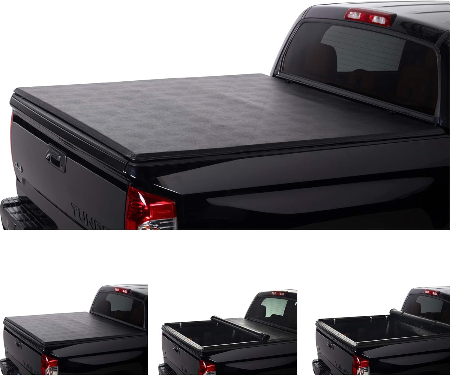 North Mountain Soft Roll Up Tonneau Cover, Compatible with 2017-now Honda Ridgeline