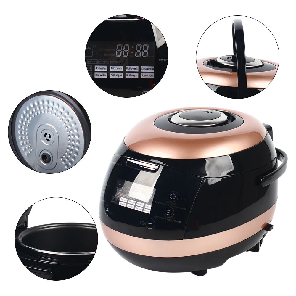 Wuzstar Commercial 5L Tapioca Cooker Pearl Cooking Pot Non-stick Milktea Pearl Making Machine 110V