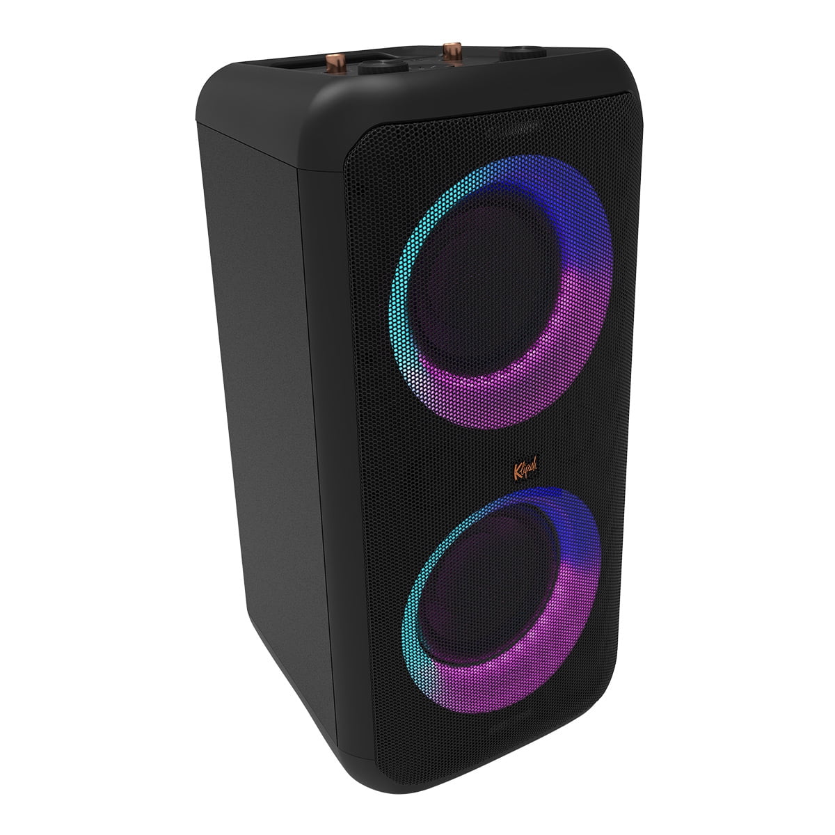 Klipsch GIG XXL Bluetooth Wireless Party Speaker with Wired Microphone, RGB Lighting, Guitar Input, & IPX4 Splash Resistance