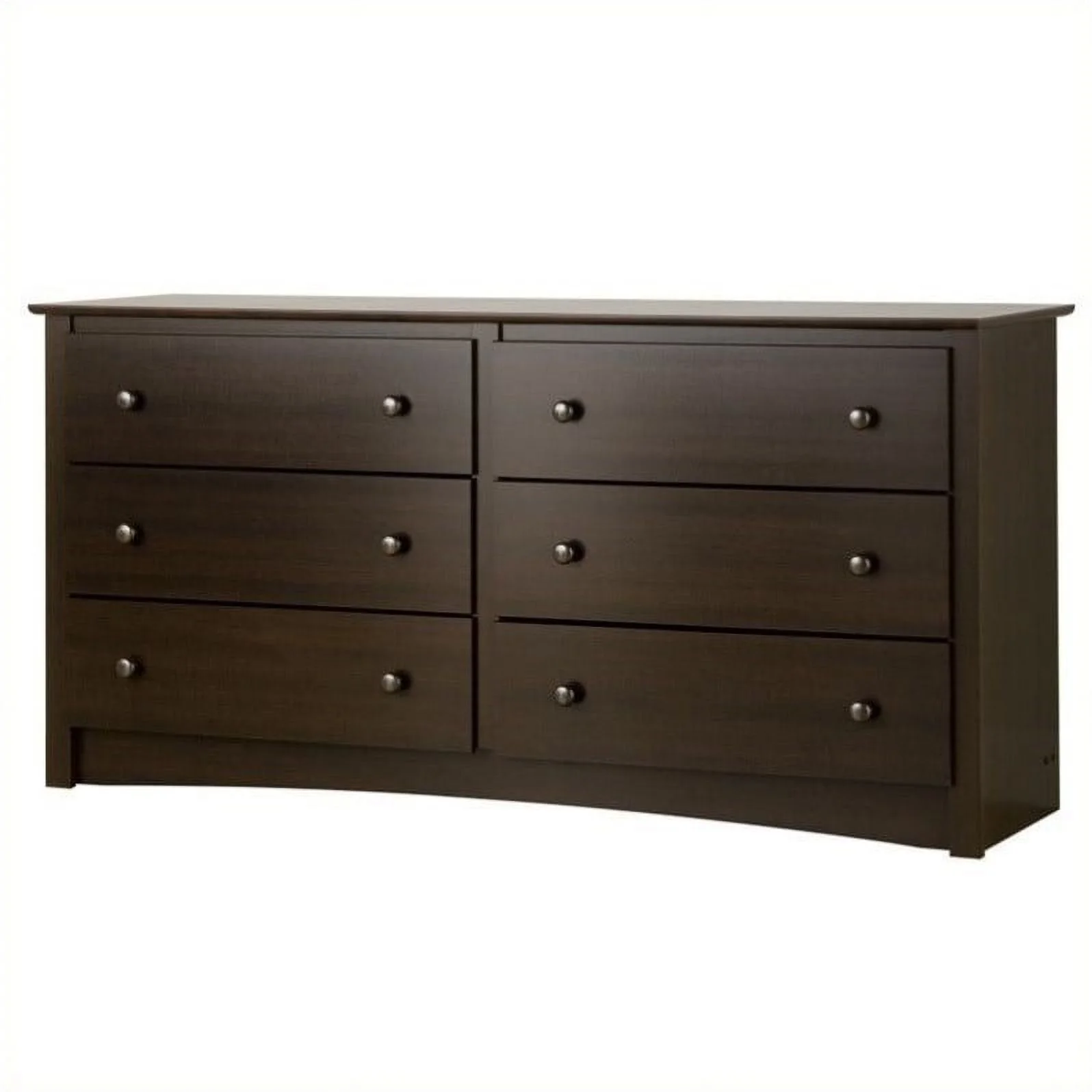 Home Square 5-Piece Set with 2 Night Tables Chest Dresser and Tall Nightstand