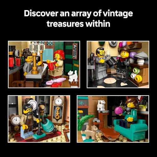LEGO Icons Tudor Corner Building Set for Adults 18+ - DIY Miniature House Kit - Collectible Mini House Building Set for Men and Women