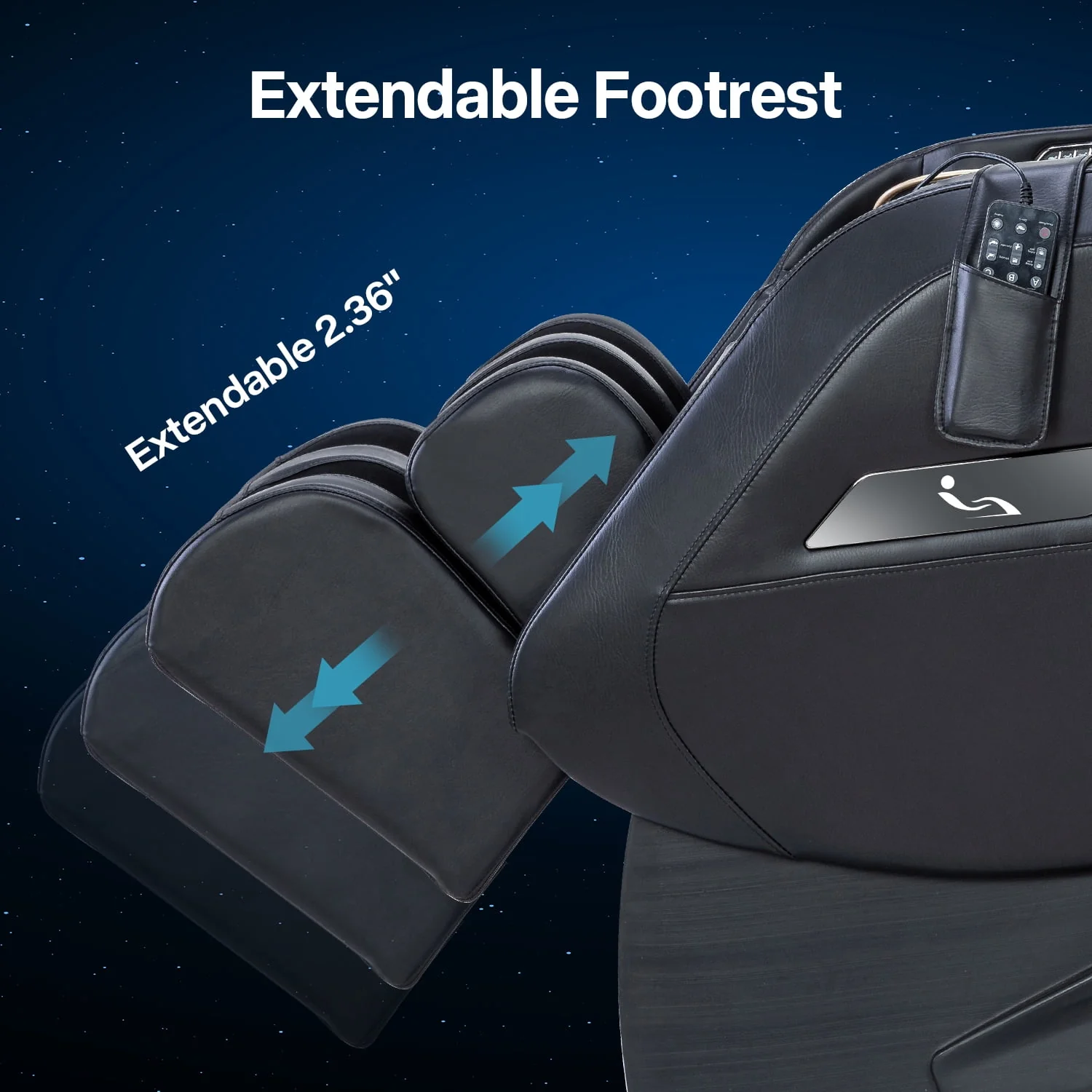 MassaMAX 2024 Assembled Full Body Massage Chair .Zero Gravity Recliner,Bluetooth Speaker in Black