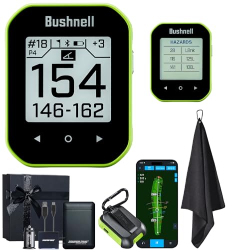 Bushnell Golf Phantom 3 Slope GPS Handlheld (Green) | 38,000+ Courses, Slope Compensation, Hazard Info, Distance Calculator, Scorekeeping