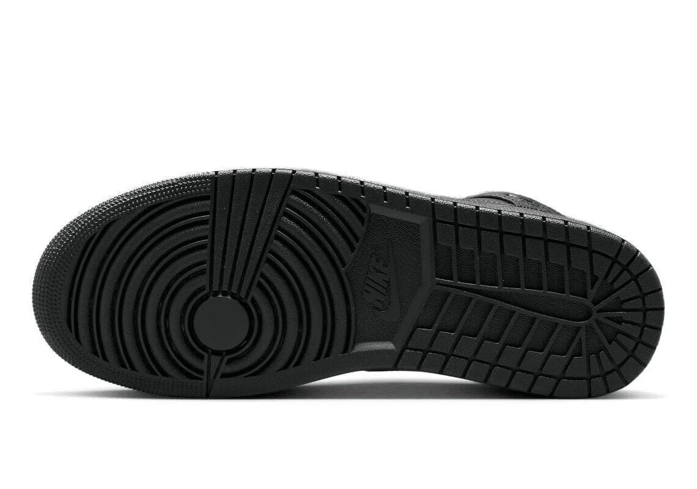 Men's Jordan 1 Mid Black/Black-Black (554724 093) - 9.5 - Curated Treasures Market